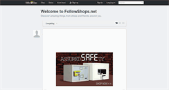 Desktop Screenshot of followshops.net